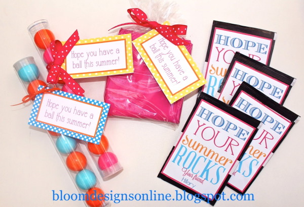summer gift tags