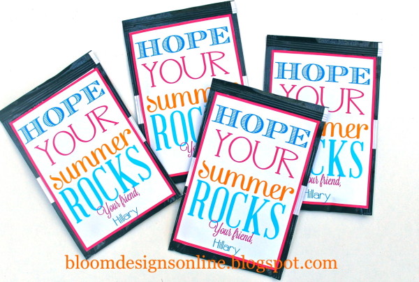summer gift tags