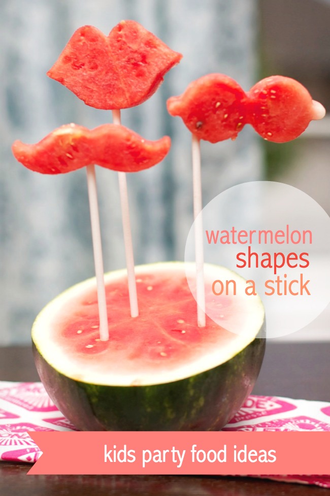 Kid's Party Food: Watermelon Shapes