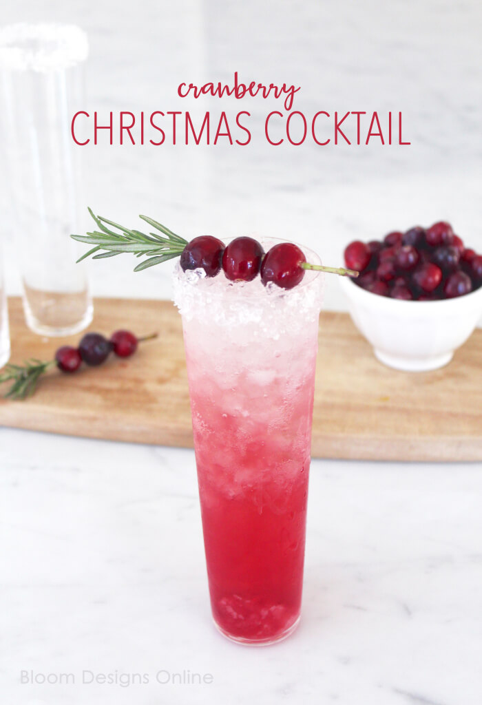Cranberry Christmas Cocktail