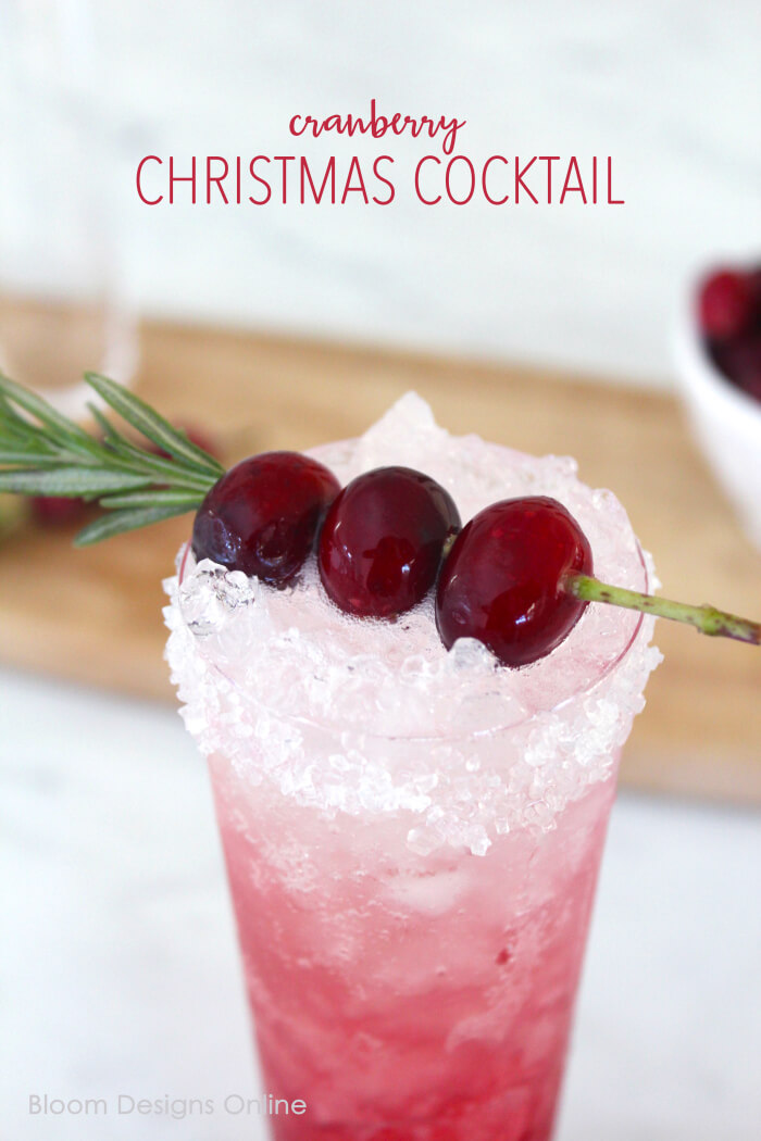 Cranberry Christmas Cocktail