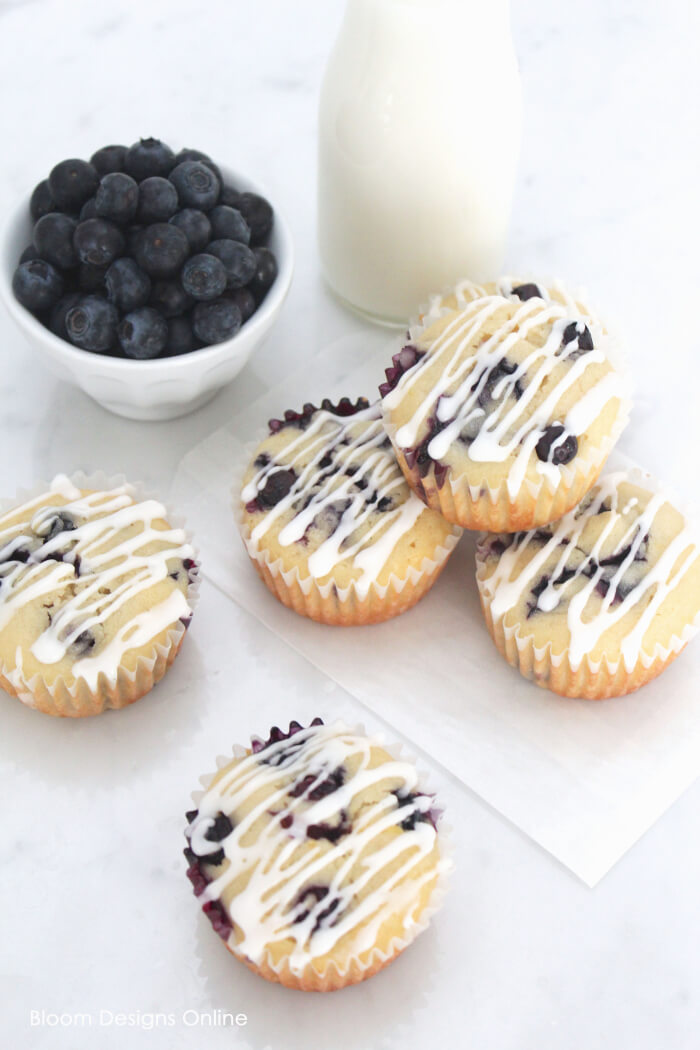 Lemon Blueberry Yogurt Muffins