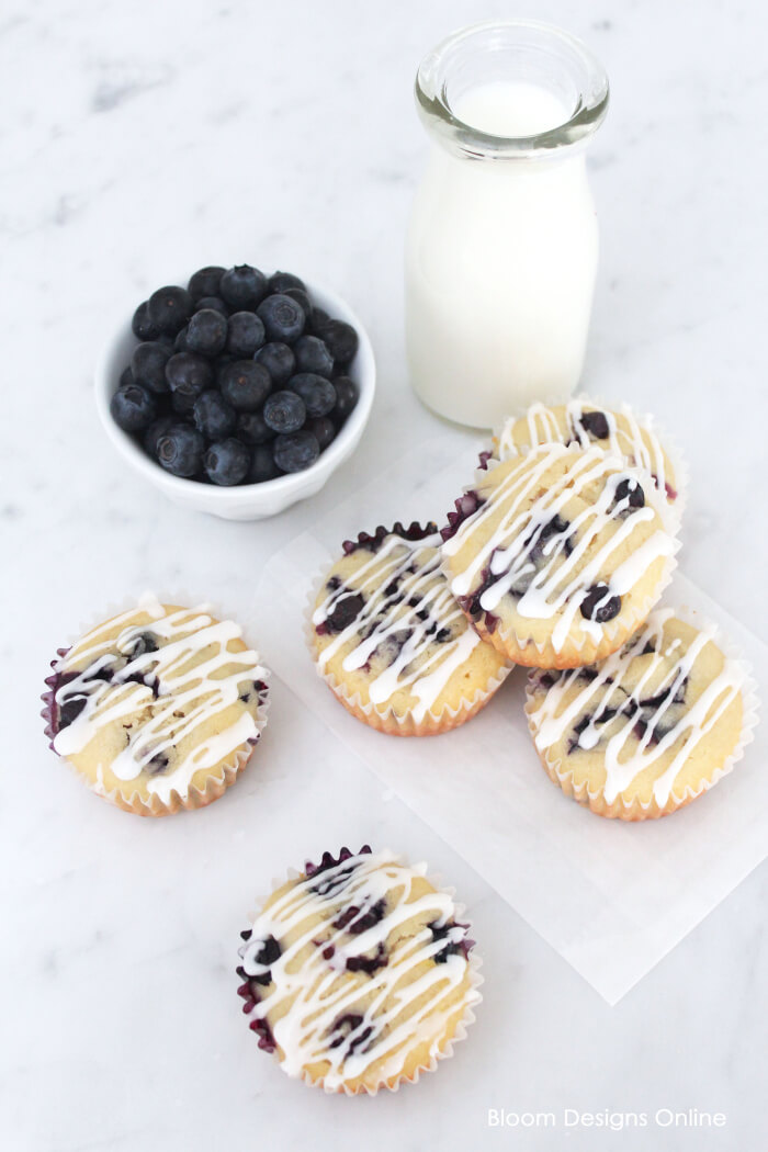 Lemon Blueberry Yogurt Muffins