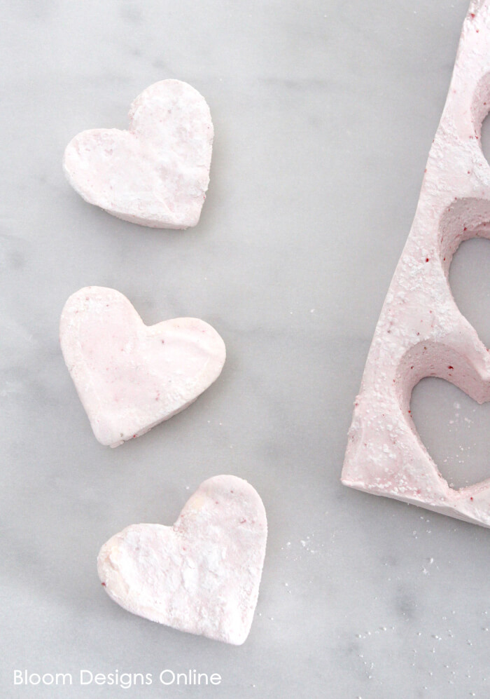 Strawberry Marshmallows- perfect homemade dessert gift for Valentines by Bloom Designs