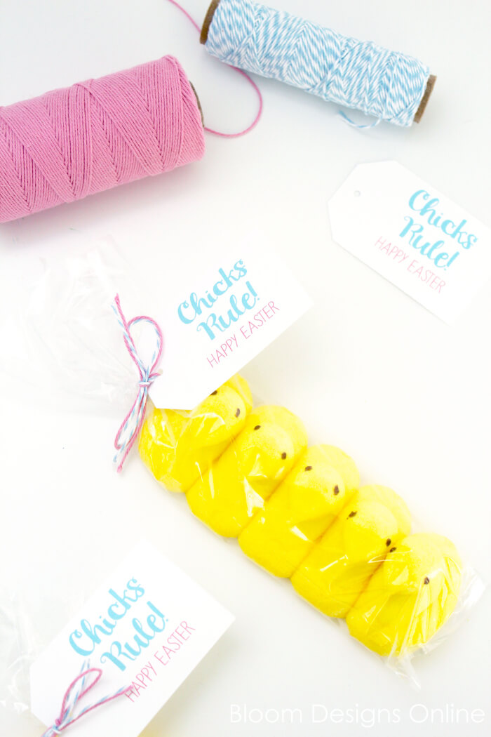 Chicks Rule Easter Tags from Bloom Designs