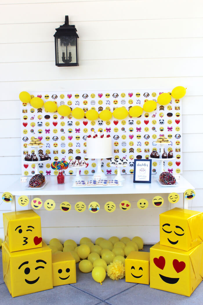 emoji birthday party