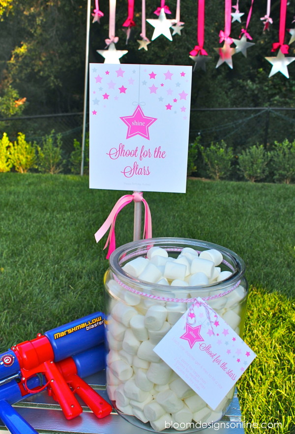 Design Dazzle Summer Camp: marshmallow game shoot for the stars 