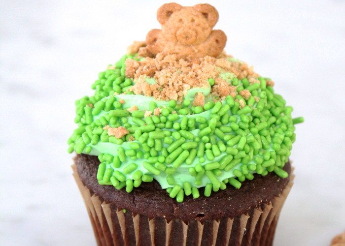 EASY Groundhog Day Cupcake by Bloom Designs