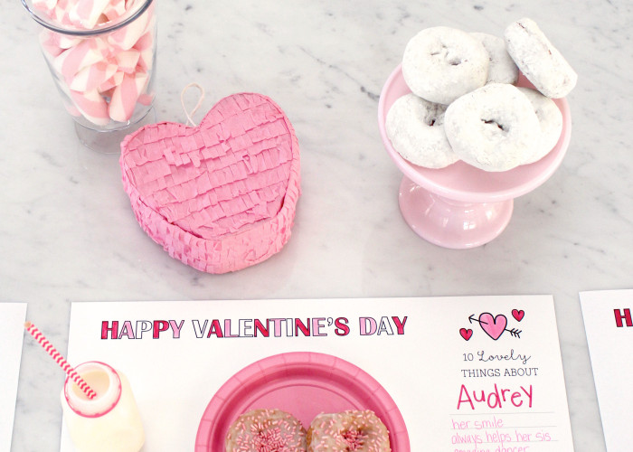 Free Printable Valentine's Placemats by Bloom Designs