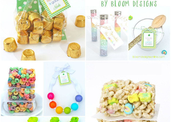 St Patricks's Day ideas, printables, and recipes from Bloom Designs Online