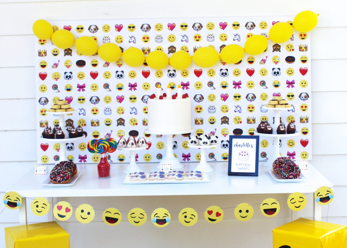 emoji birthday party